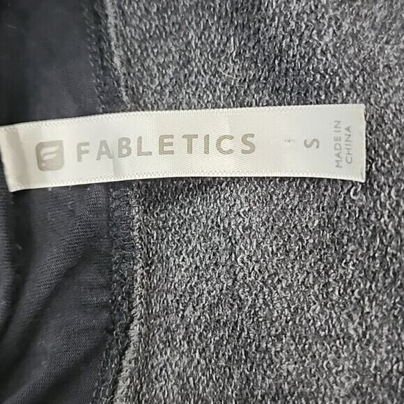 Fabletics Athletic Top & Tank Tasha double black and gray Women's Small - Picture 5 of 5